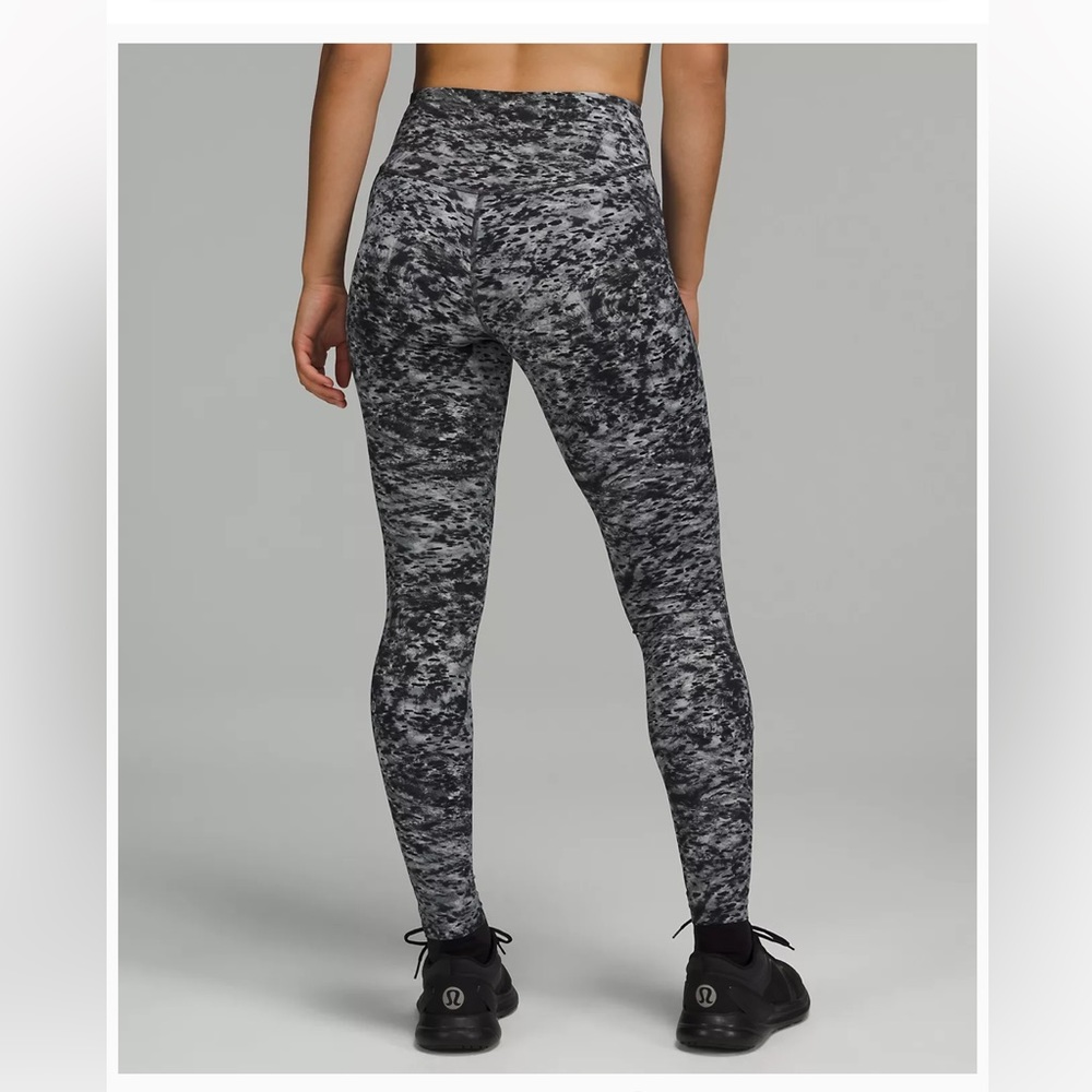 Lululemon Base Pace High-Rise Tight 25" (Estuary Grey Multi pattern)